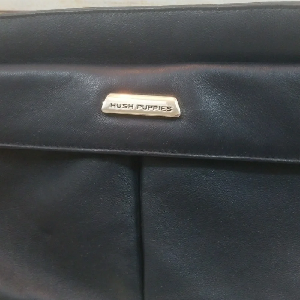 Hush Puppies leather crossbody blue adjustable crossbody shoulder bag handbag